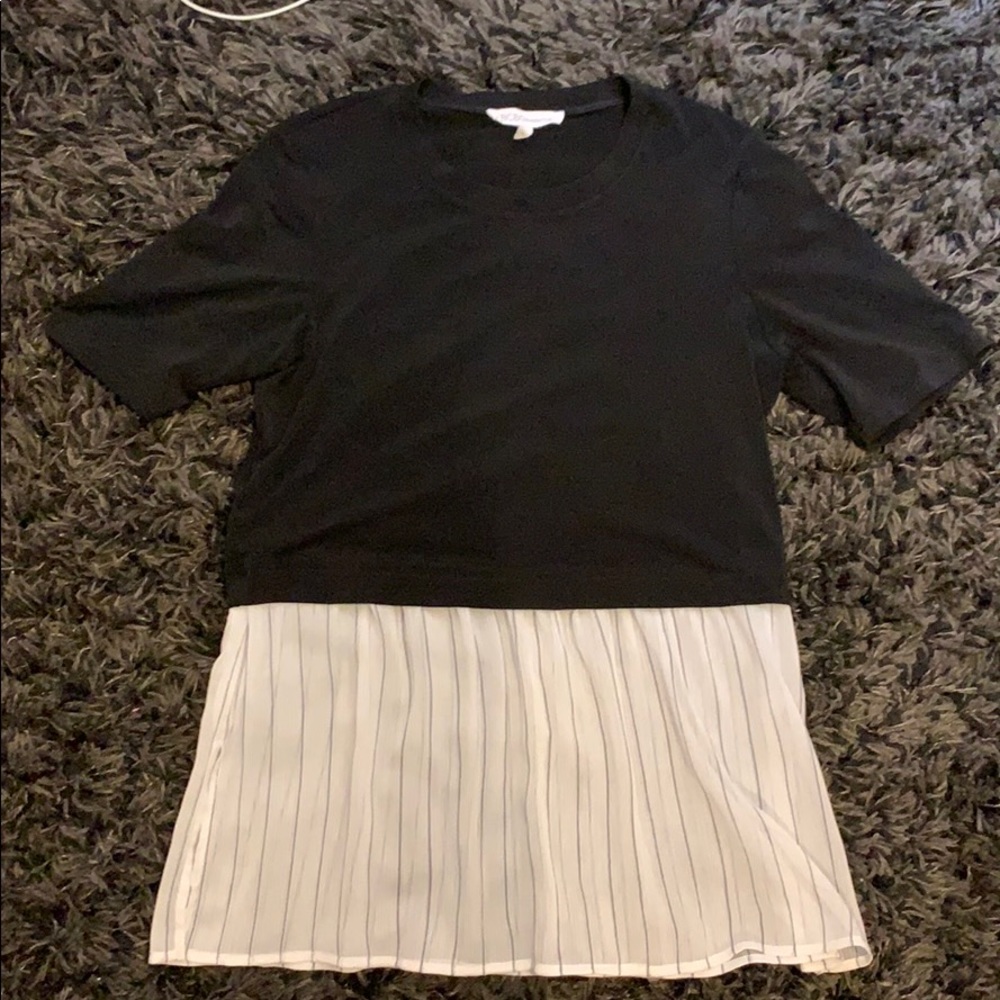 Black top with underlay